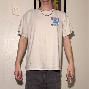 Vintage White Graphic Tee Daytona Bike Week